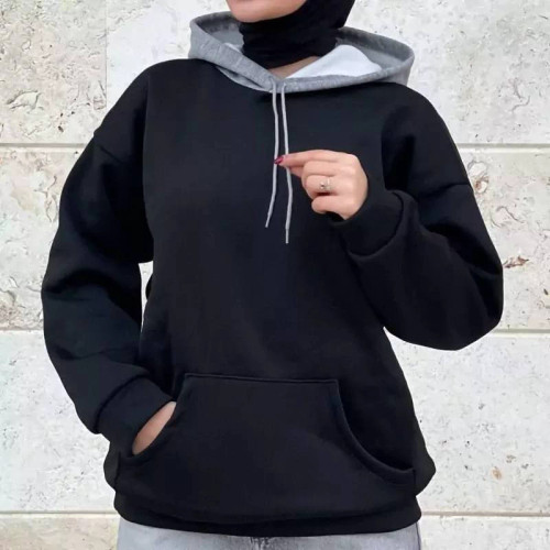 هودی زنانه و مردانه کلاه ملانژ جنس دورس تو کرکی