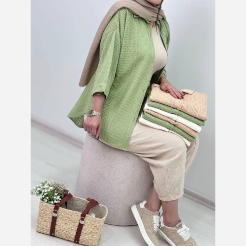 تونیک مانتویی تابینا جنس مراکشی