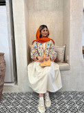 کت دامن زنانه خرم جنس لینن