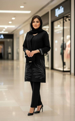 ست مانتو شلوار رزگلد جنس مازراتی