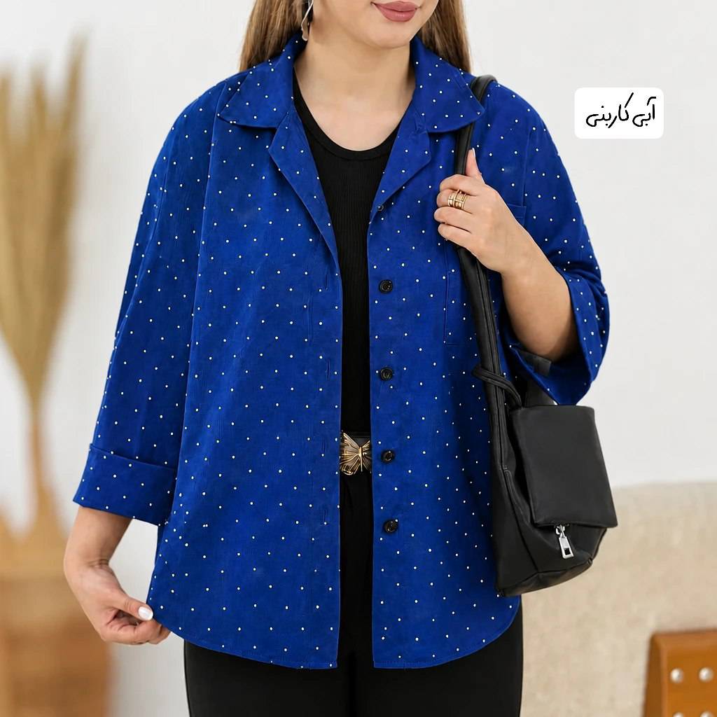 شومیز نگین دار جنس پری