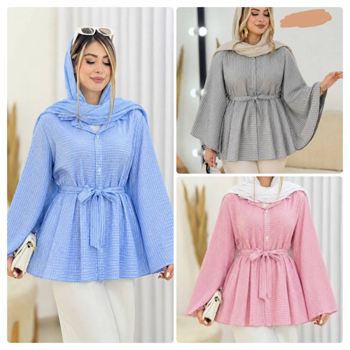 مانتو شیپوری جنس نخی وارداتی