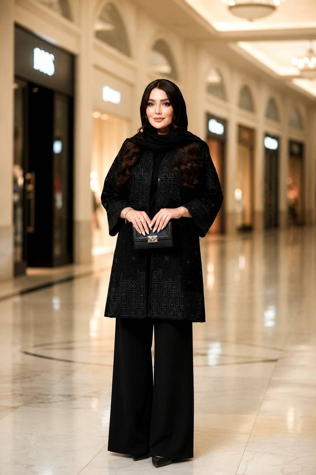 ست مانتو شلوار مجلسی فیروزه جنس مازراتی وارداتی