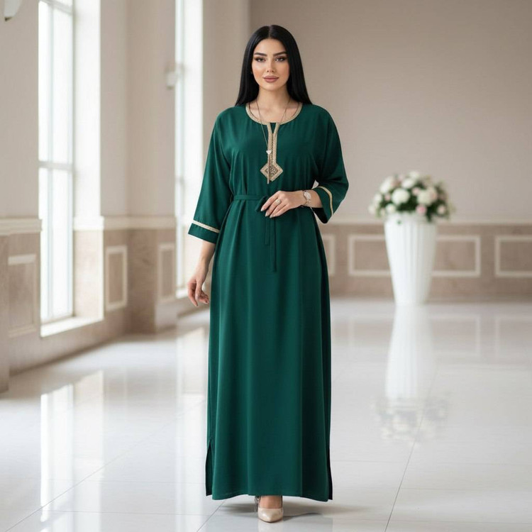 پیراهن طلاکوب جنس نخ وارداتی