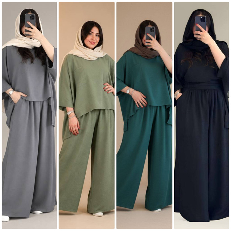 شومیز شلوار رزا جنس صوفیا