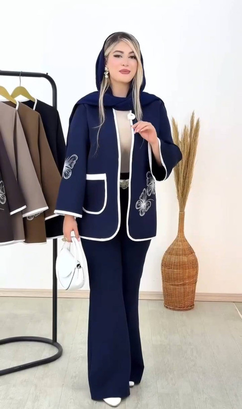 کت شلوار زنانه ستاره جنس مازراتی