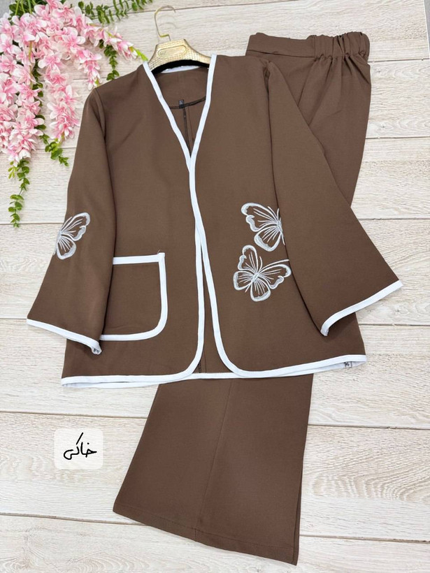 کت شلوار زنانه ستاره جنس مازراتی