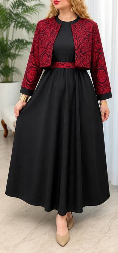 کت سارافون ترنج جنس تافته و کرپ اندونزی