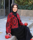 کت سارافون ترنج جنس تافته و کرپ اندونزی