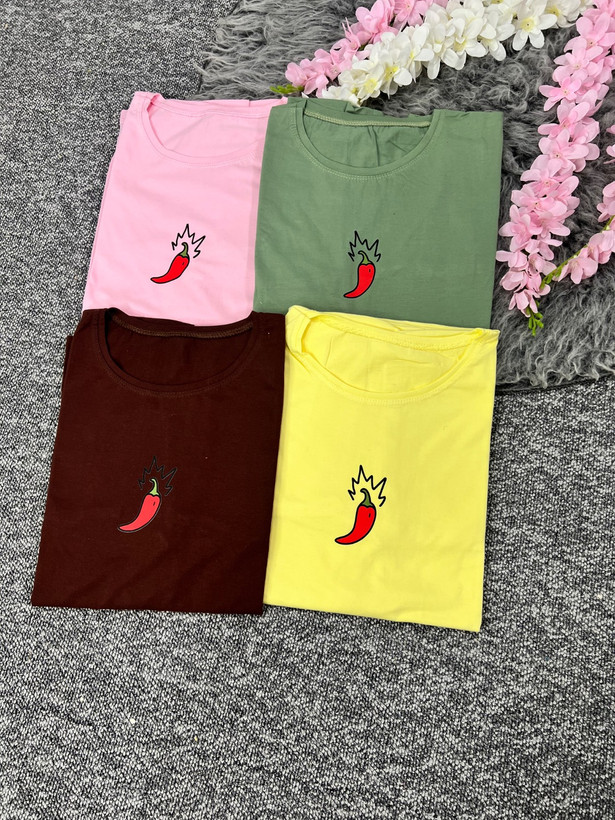تیشرت زنانه و مردوانه spicy جنس سوپر پنبه اعلا