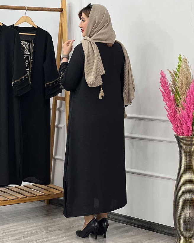 پیراهن ساحلی دلارام جنس شانتون
