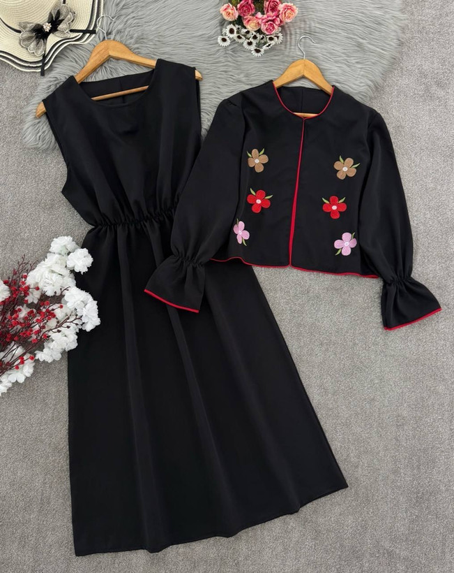 کت سارافون گلدوزی نیایش جنس مازراتی