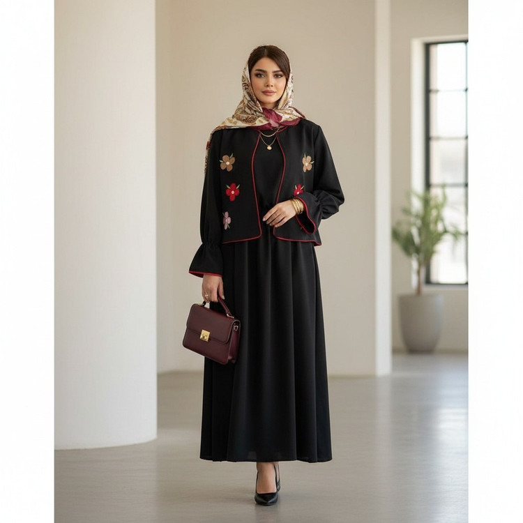 کت سارافون گلدوزی نیایش جنس مازراتی