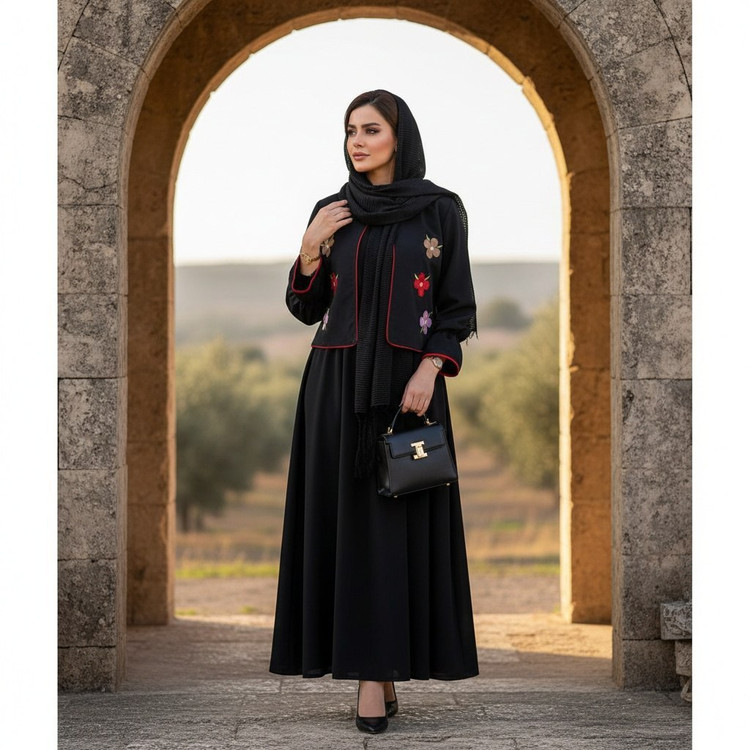 کت سارافون گلدوزی نیایش جنس مازراتی