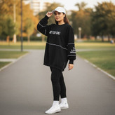 بلوز زنانه و مردانه فینگر دار are you ok جنس سوپر پنبه