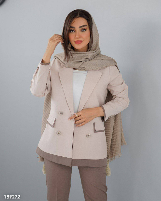 کت شلوار زنانه سوران جنس لنینت